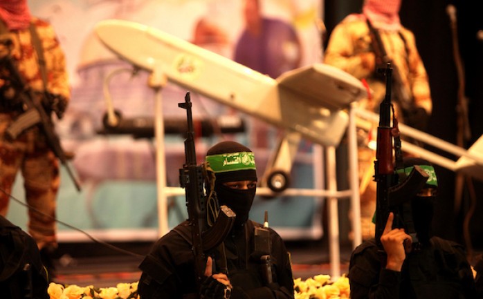عناصر كتائب القسام خلال عرض عسكري في غزة